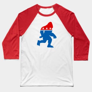 Bigfoot Political Icon Baseball T-Shirt